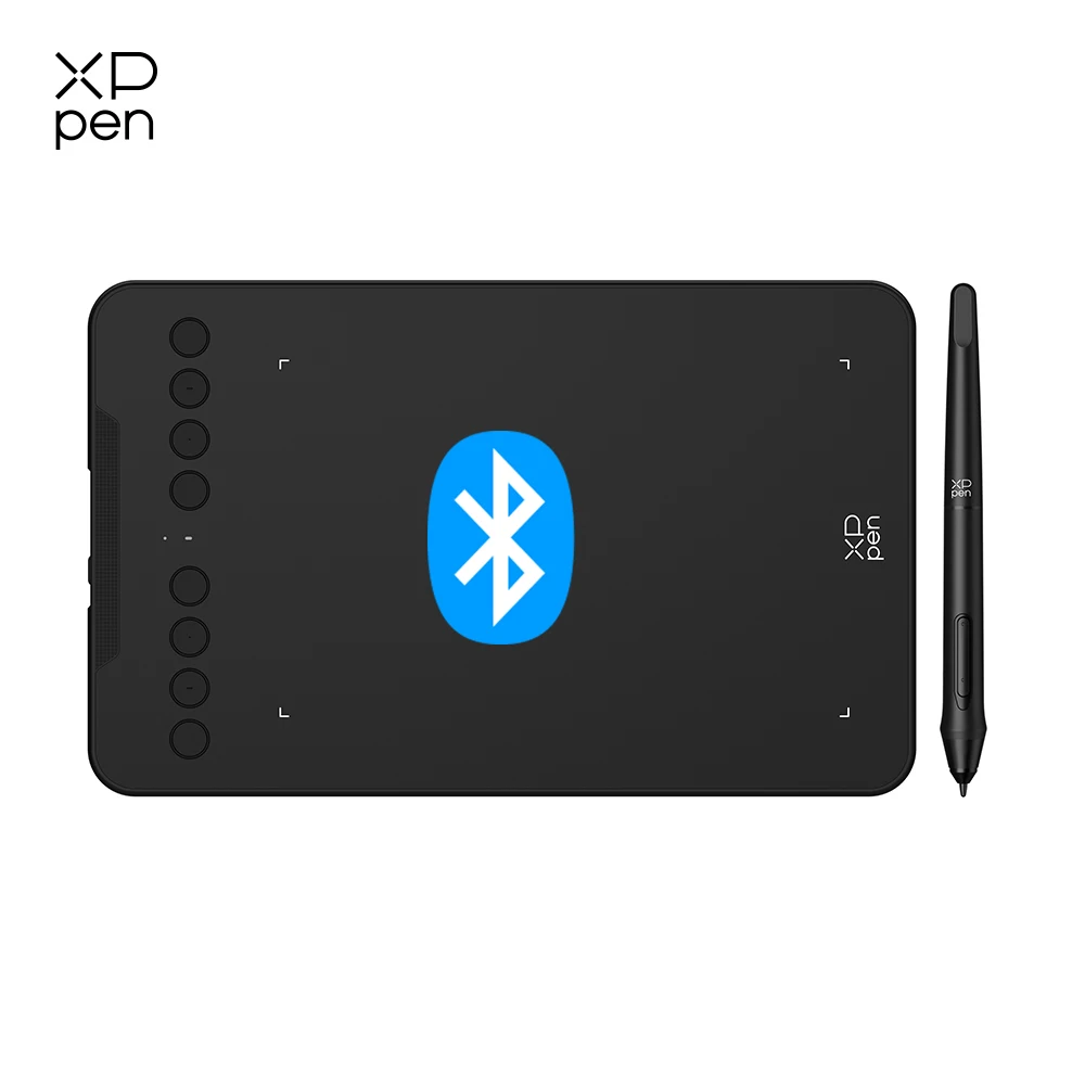 XPPen Deco Mini7W V2 New Graphics Tablet Bluetooth Wireless Drawing Tablet 16K Levels 7x4 Inch 8 Keys for Windows Mac Android