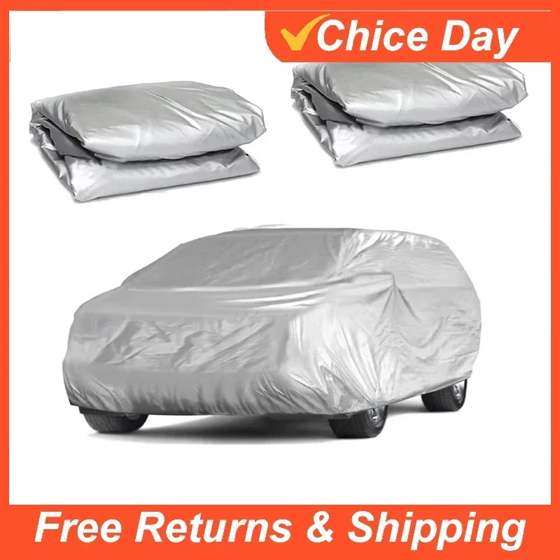 Universal Full Car Cover Outdoor Truck Cover for Sedan SUV Waterproof Dustproof Car Covers UV Protective Full Coverage Amagi
