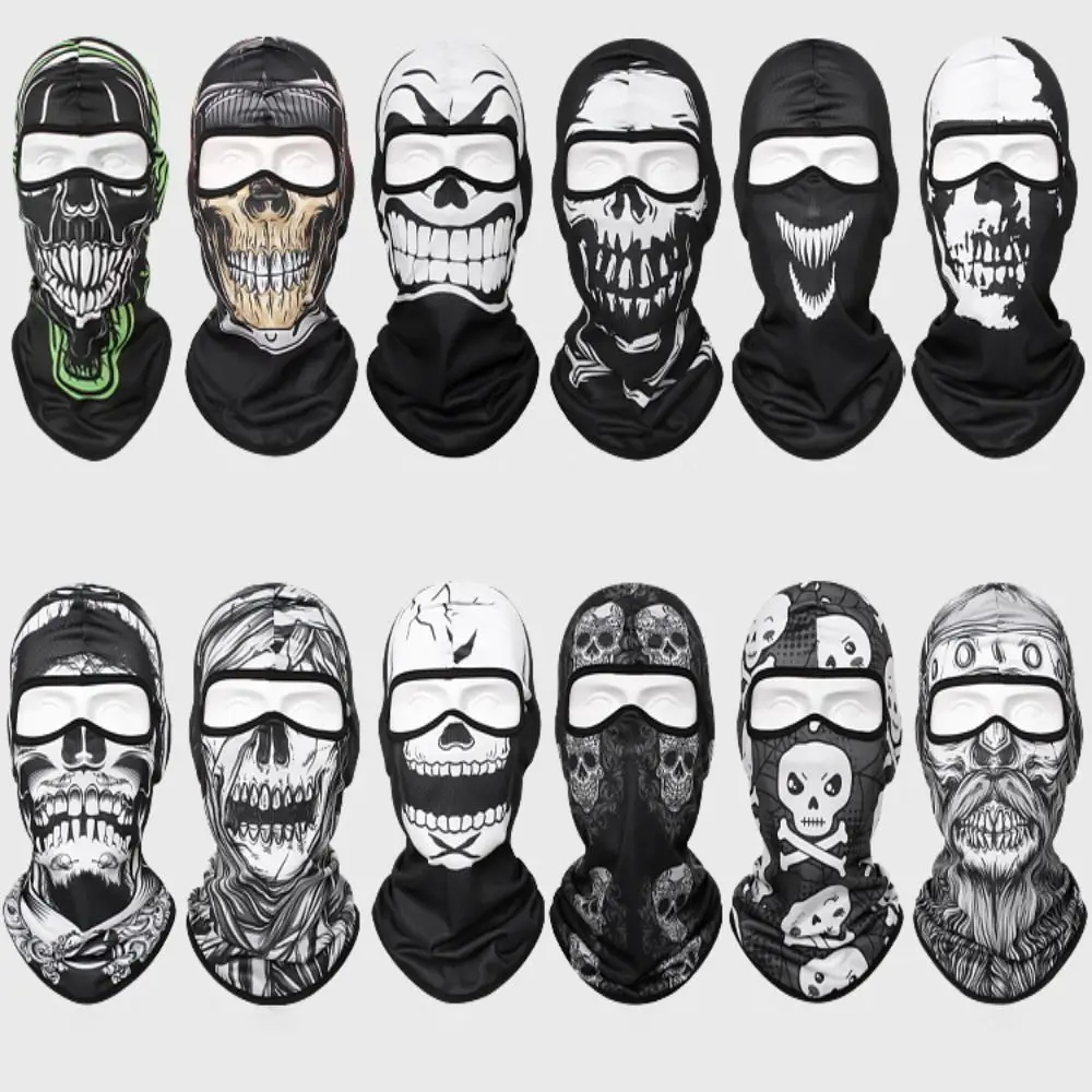 Neck Warmer Balaclava Multi-function Wind Cap Mask Helmet Liner Moto Full Face Mask Headwear Helmet Liner Balaclava