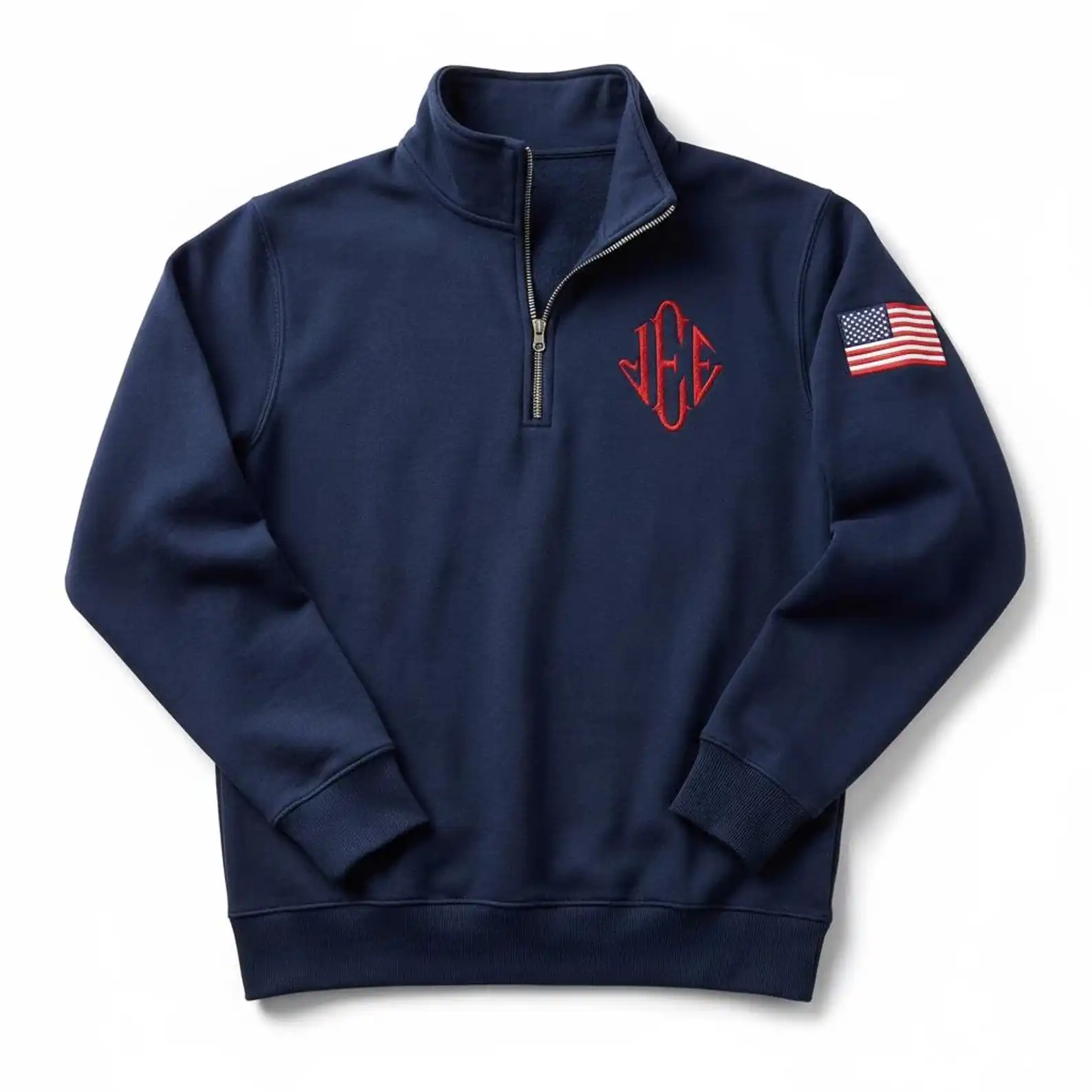 Y2k Round Neck embroidery Loose Pullover Oversized Men Full Sleeve Sweaters Gothic Daily Street Commute Outfits