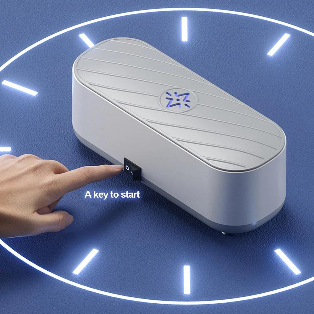 USB Rechargeable Ultrasonic Cleaning Machine High Frequency Vibration Wash Cleaner Jewelry Glasses Cleaner