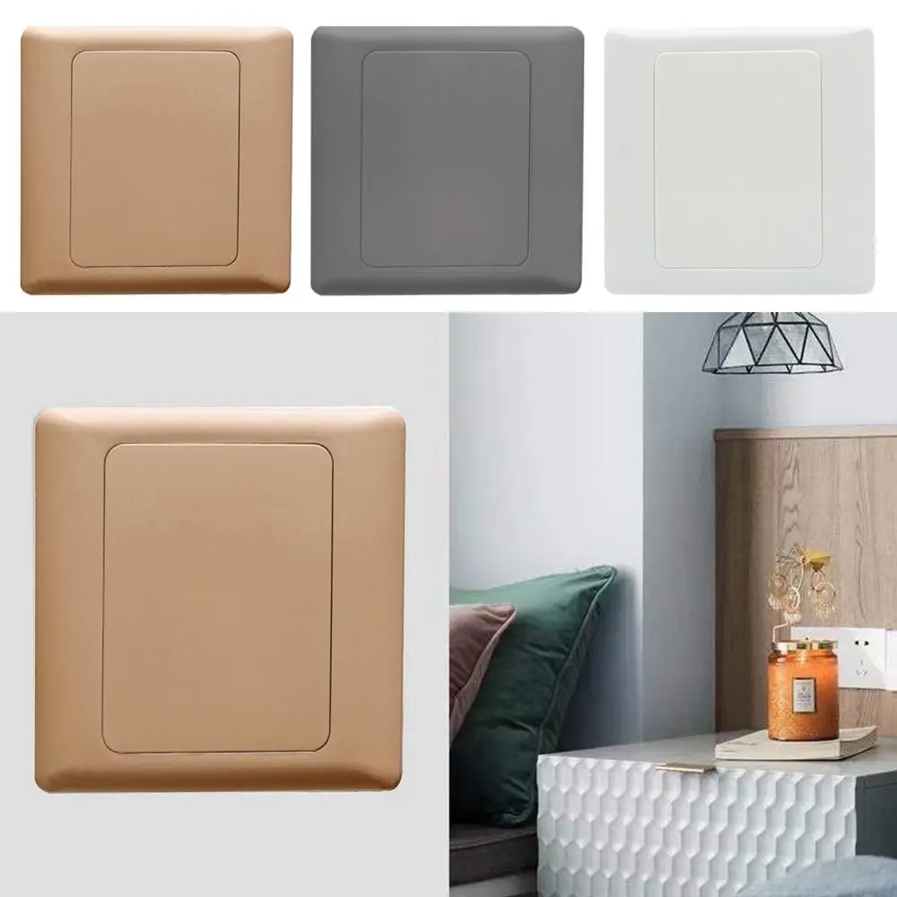 Home Decoration 86 Type Wall Hole Cover Thickened Switch Socket Cover Plate Wall Blank Panel Electrical Supplies