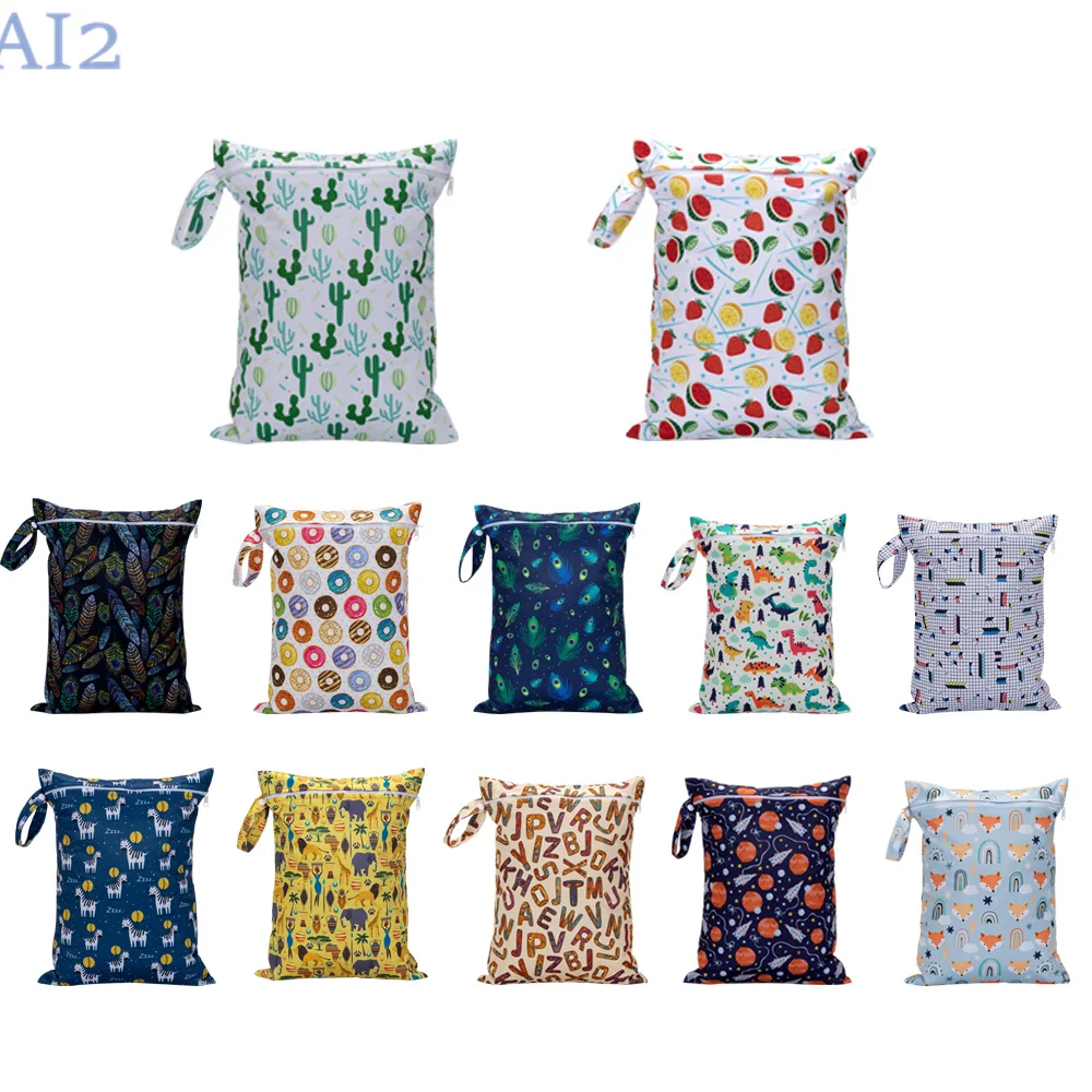30X40cm Baby Diapers Nappies Wet Dry Bag for Mommy Fashion Waterproof Diaper Bag Outdoor Stroller Carry Pack Storage Bag New