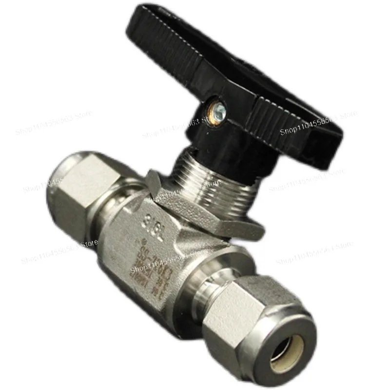 Tube Ball Valve 2-way Ball Valve 316L Stainless Steel Globe Switch Ferrule Fitting