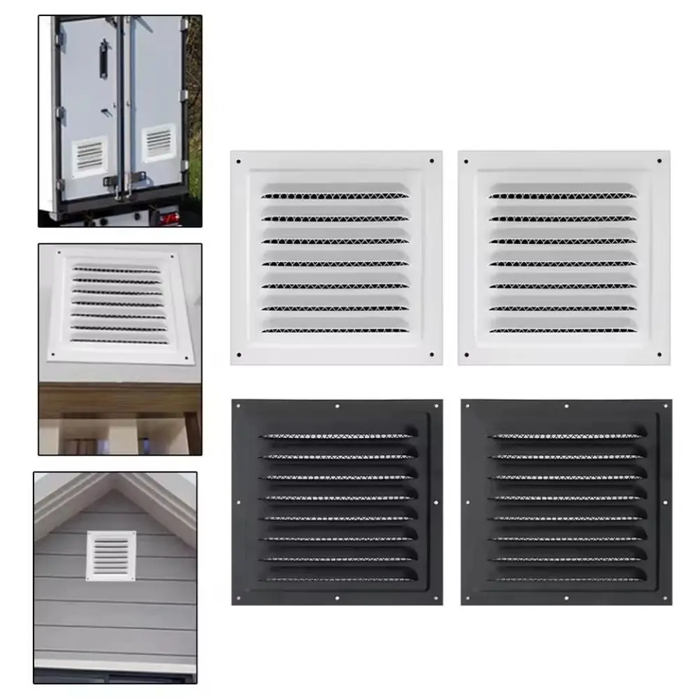 Aluminum Alloy Air Vent Grille Heating Cooling Vents Plate Air System Net Cover Screen Ventilation Cover Metal