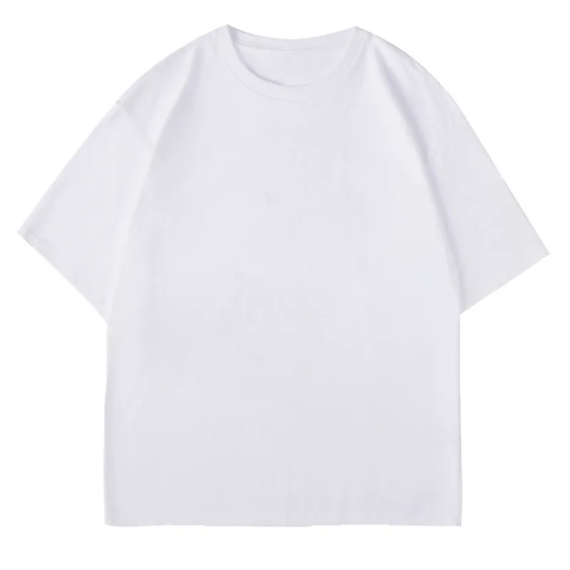 High Quality Organic 100% Pure Cotton Men's T-shirt Summer Pure Cotton Unisex Casual Fashion T-shirt 2026 Men Tops Tee