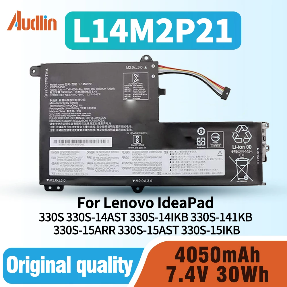 L14M2P21 L14L2P21 Laptop Battery for Lenovo IdeaPad 330S 330S-14AST 330S-14IKB 330S-141KB 330S-15ARR 330S-15AST 330S-15IKB