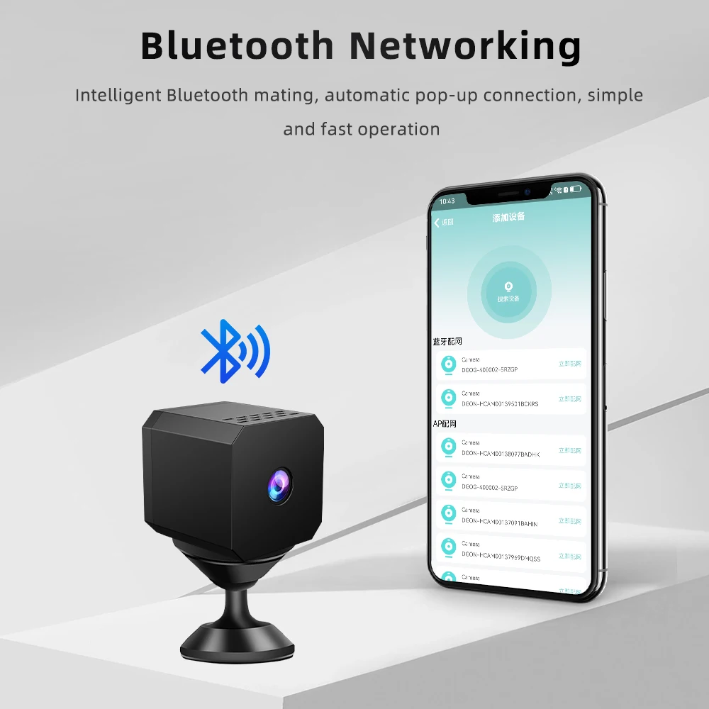 Mini WIFI Camera 1080P HD Video Security Camera Motion Detection Remote Viewing Rechargeable Night Vision Surveillance Camera