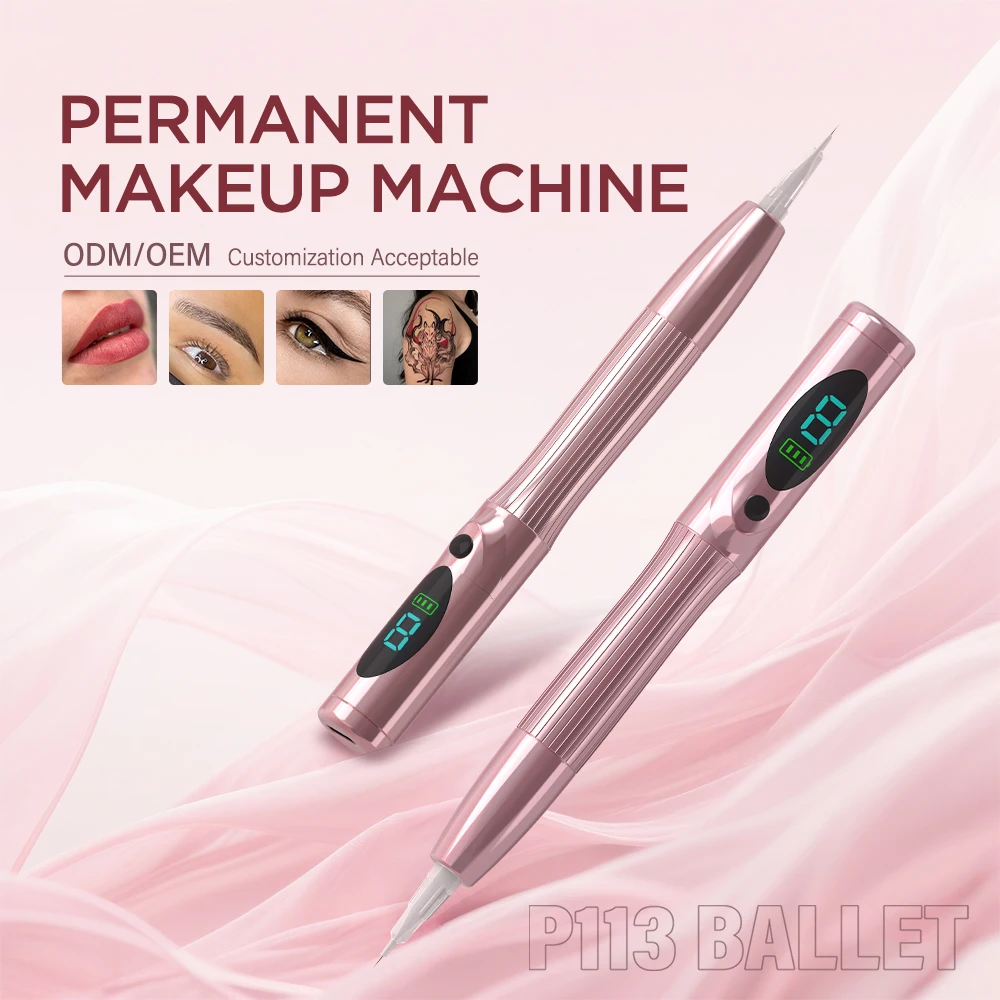 FAMISOO Tattoo Machine Wireless PMU Permanent Makeup Devices for Eyebrows Eyeliner Lip Body Tattoo Pen Gun Tattoo Supplies