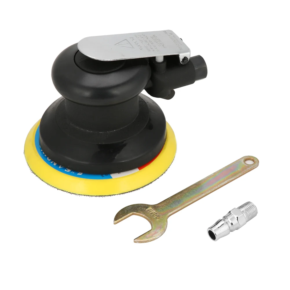Sander Random Orbital Sander Round Sander 5" Air Palm Orbital Sander Pneumatic Round Sander Random Hand Sanding Sander