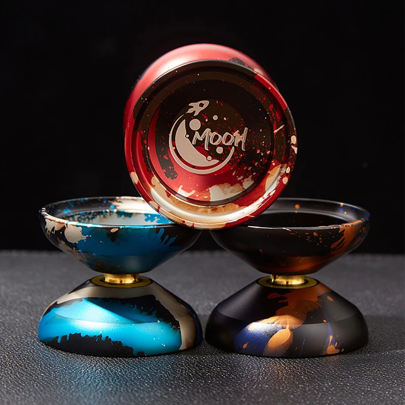 Professional Magic Yoyo Metal High Speed Unresponsive YoYo with 10 Ball Bearing Alloy Aluminum Classic Toy for Kids Yoyo Toys