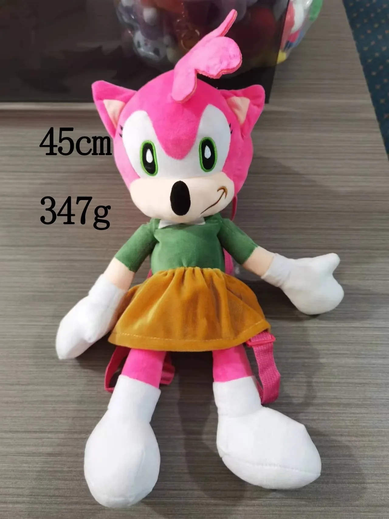 Hot Sale Sonic Cute Plush Backpack Cartoon Fashion 3D Hedgehog Shadow Anime Backpack Large Capacity Kids Kawaii School Bag