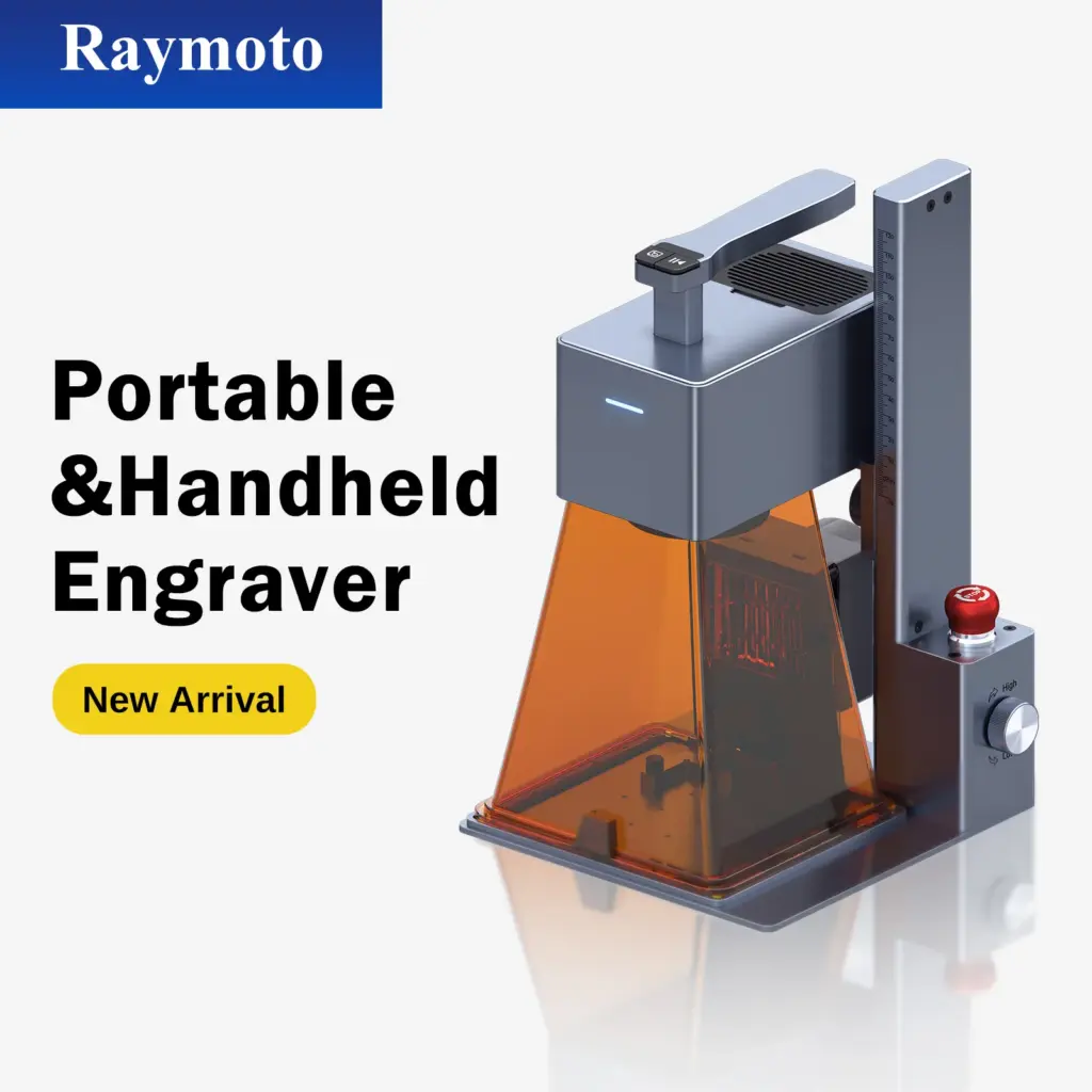 Raymoto R1 10W/R1 PRO 20W Portable Laser Engraver Compact DIY Easy to Use Fast Engraving Speed Laser Engraving Machine