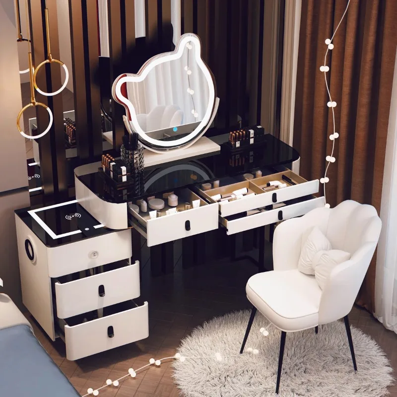 Drawers Accessories Vanity Table Console Computer Bedside Women Tall Dressing Table Nail Comoda Pra Quarto Unique Furniture
