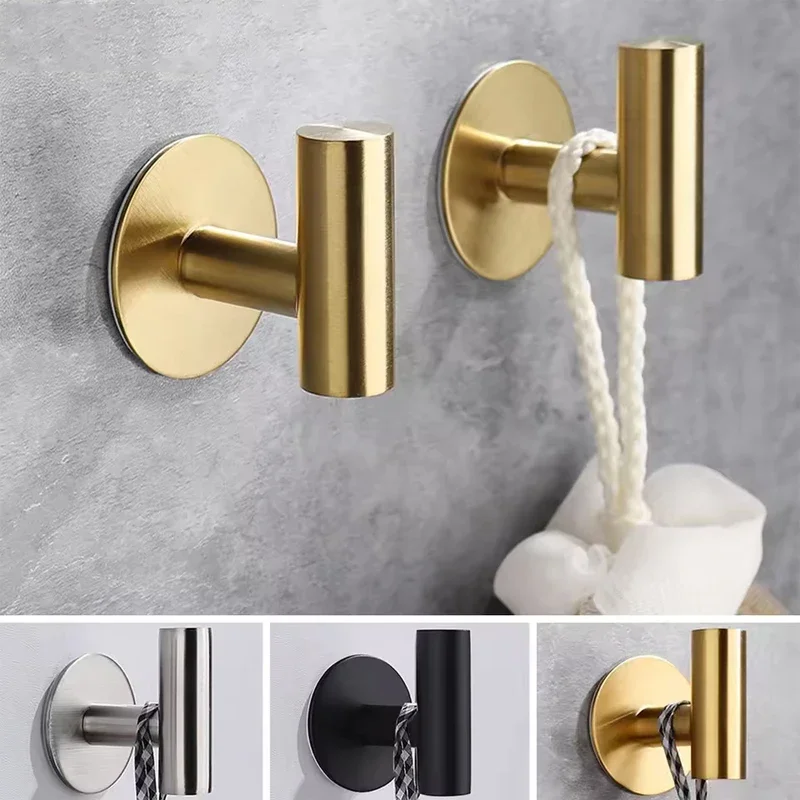 Stainless Steel Hook for Hanging，Coat Towel Hooks for Bathrooms Wall Mount，Heavy-Duty，Bedroom，Kitchen