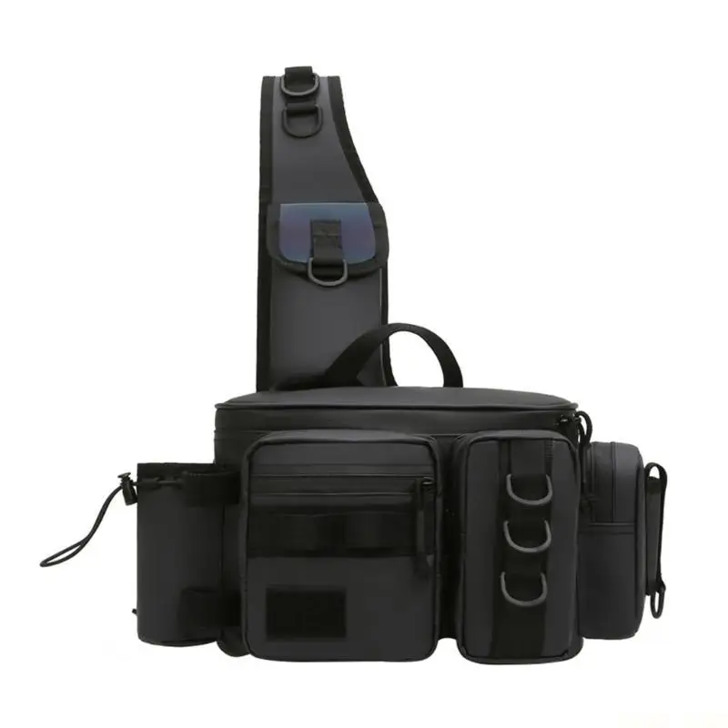 U2JB Fishing Tackle Bag Multifunctional Fishing Backpacks Multi-Pocket Fishing Bag