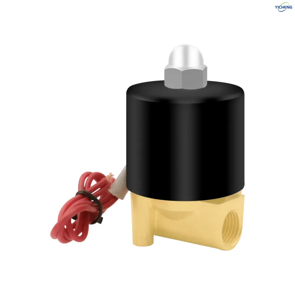 1/4 Inch Brass Electric Solenoid Valve Normally Closed,Water valve Air valve,Working medium Water,Air,oil liquid