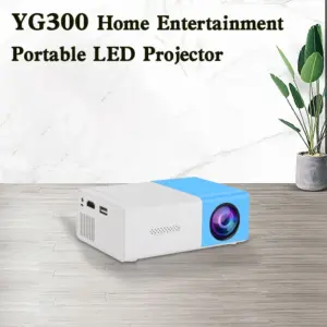 YG300 built-in speaker, supports high-definition 1080P, handheld mini entertainment portable home LED projector