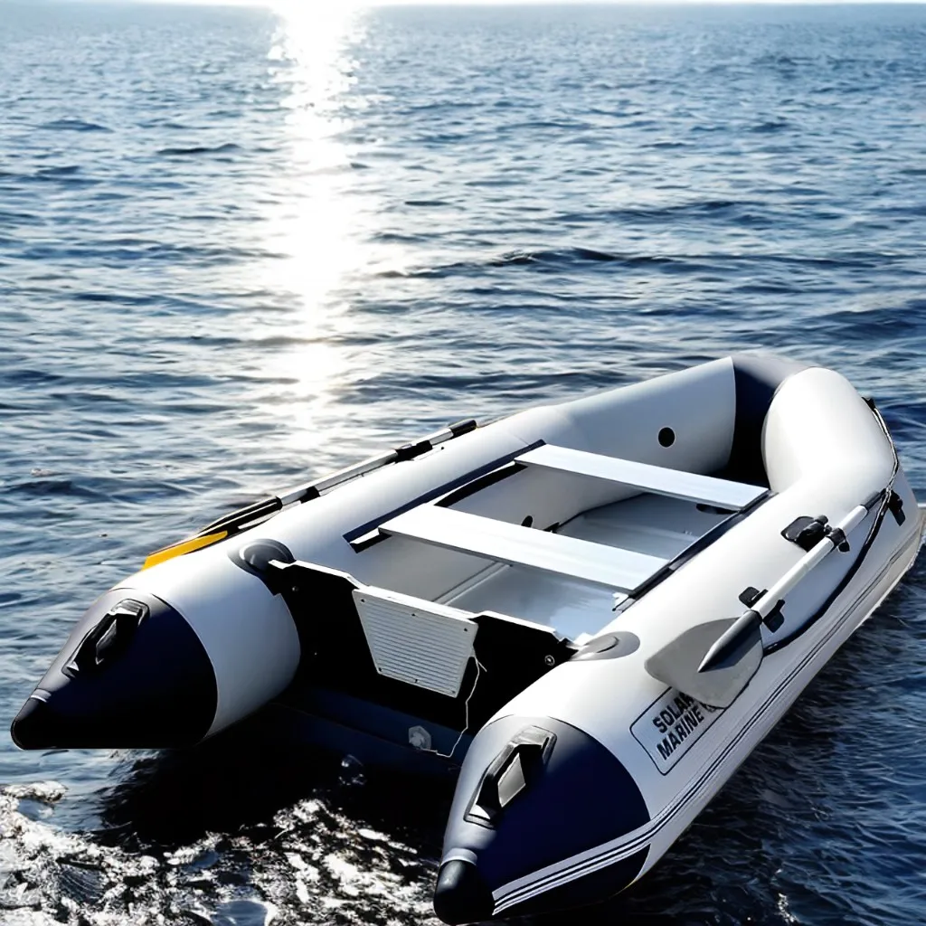 3M PVC Inflatable Fishing Boat SOLAR MARINE Assault Speed Racing Boats and Kayak 9.8FT 4-6People Adult Outdoor Watersport