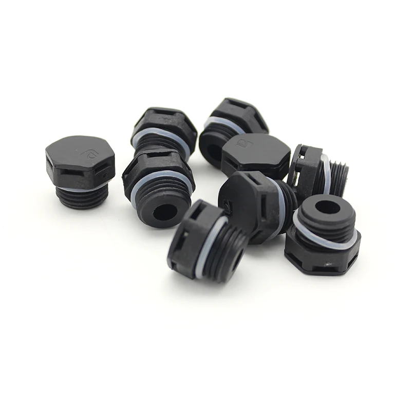 M5-M40 Plastic Waterproof Air Vent Valve Nylon Led Lamp Vent Plug E-PTFE M5 M6 M8 M10 M20