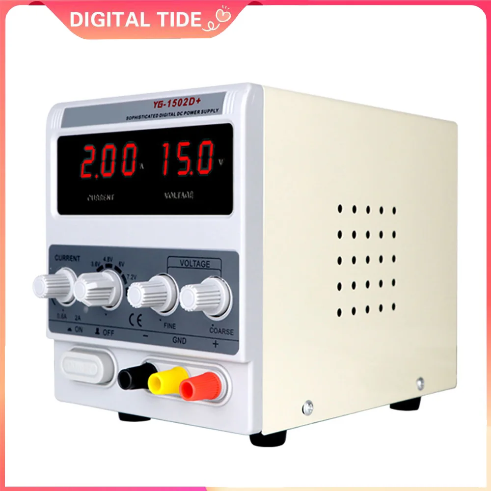 DC Regulated Power Supply Adjustable Digital display 15V 2A Bench Power-Supplies Voltage Regulator 220V 50/60HZ