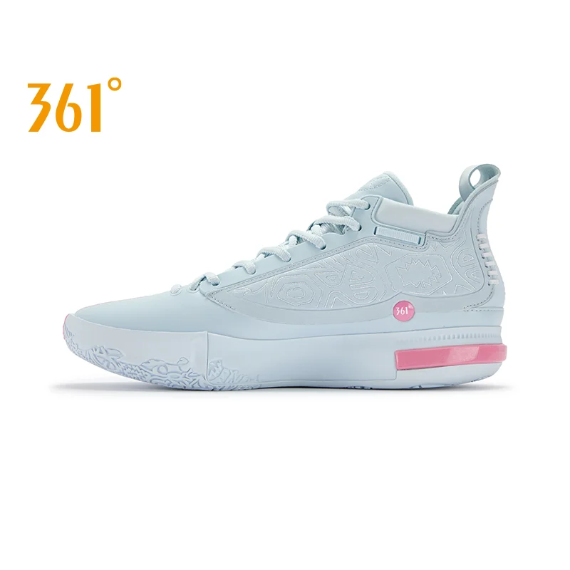 361 Degrees Joker 1 Men Basketball Shoes Combat Wear-resistant Rebound Anti-slip Performance Stable High-top Sneakers 672541101F