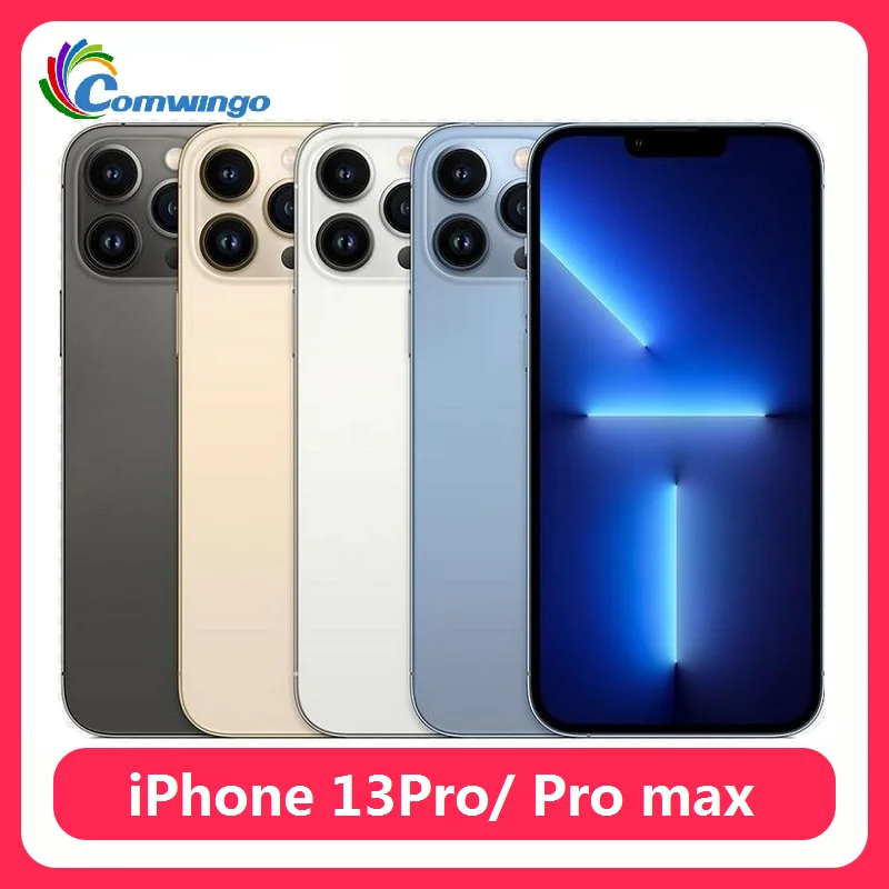 iPhone 13 Pro / Pro Max 128GB /256GB ROM A15 IOS Face ID NFC Original Unlocked iphone 13pro / iphone 13 pro max Cell Phone
