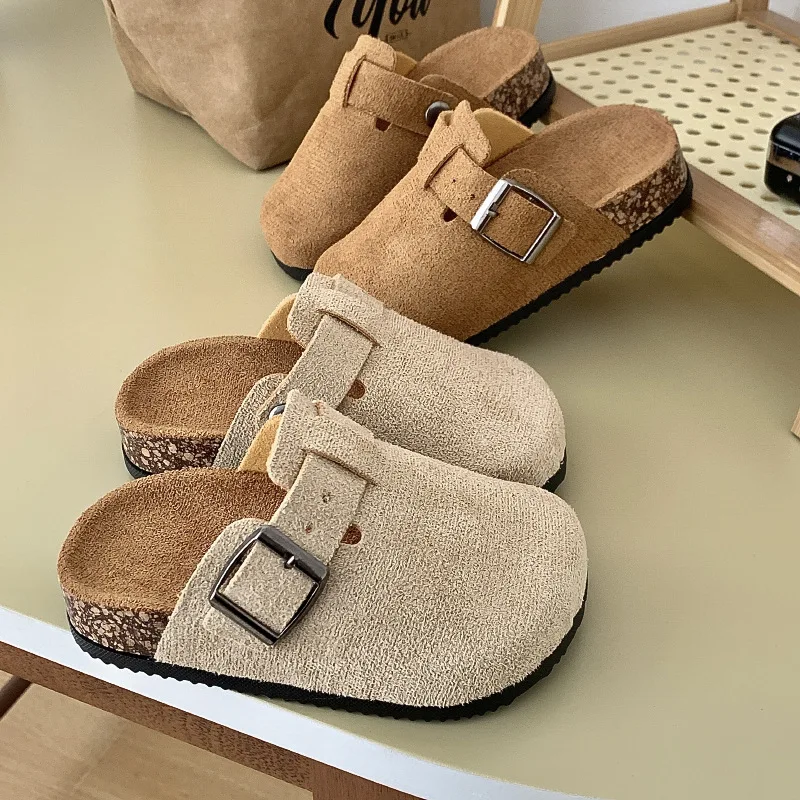 Children's Outdoor Slippers, Casual Flat Shoes, Breathable Outdoor Shoes Suitable For Indoor And Outdoor Activities