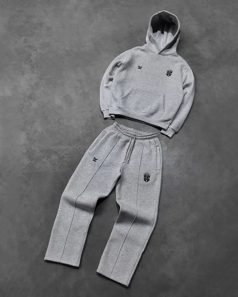 Y2k Men Clothing set Street retro Gothic tracksuit Harajuku Trend Hip Hop personality pattern embroidery oversized tracksuit