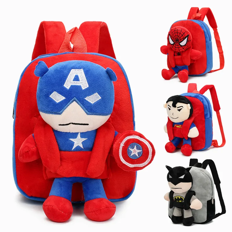 Hot Cartoon Cartoon Fashion Character Backpack Children Casual Plush Backpack Cute Kindergarten Boy And Girl Schoolbag Gift