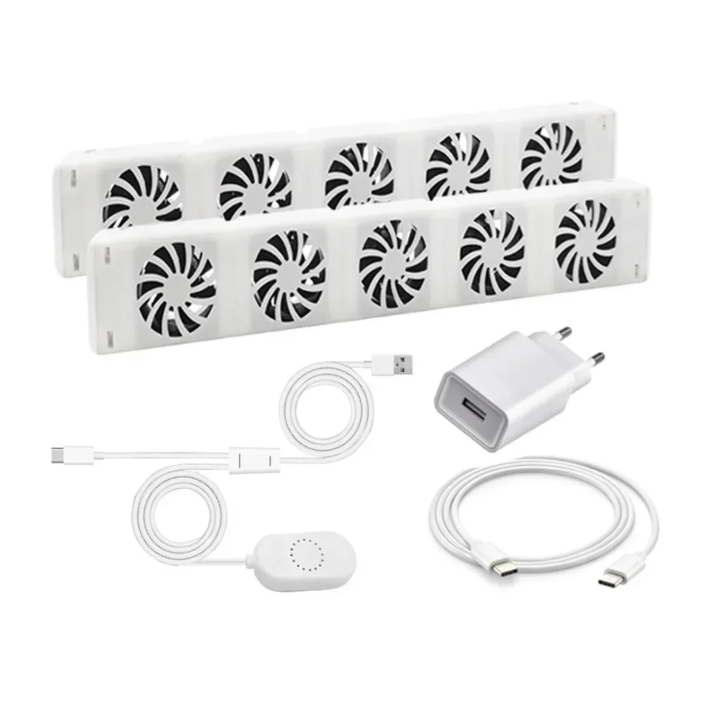 3Fan/5 Fan Intelligent Cooling Fans For Home Heating Radiator Airflow 30/50CFM 51m³/h 85m³/h Sustainability Automatic Thermostat