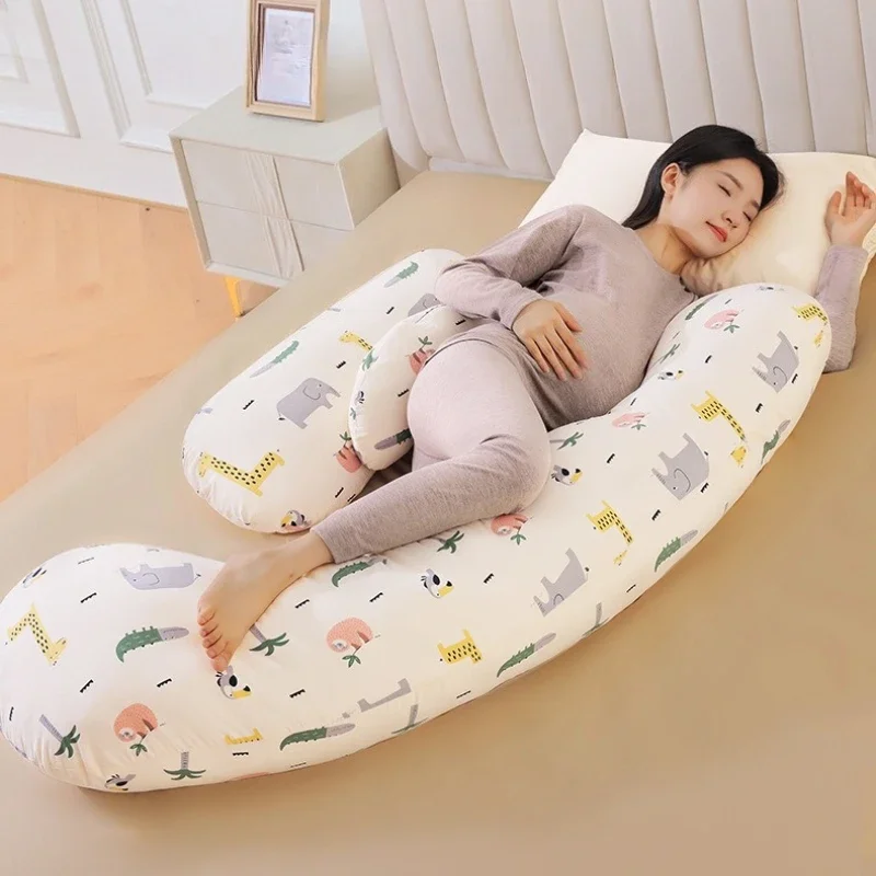 2025 New Comfortable Maternity Pillow Lumbar Side Pillow Multi-functional Abdominal Support H-shaped Pillow Pregnancy Products