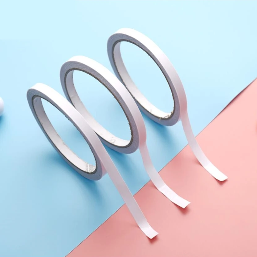 Double Faced Powerful Adhesive Tape Paper Double Sided Tape For Mounting Fixing Pad Sticky 10M/roll