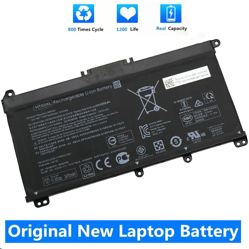 CSMHY New HT03XL Laptop Battery For HP Pavilion 14-CE 14-CK 14-CF 15-CS 15-CU 15-CW Series 240 245 G7 250 255 G7 340 348 G5