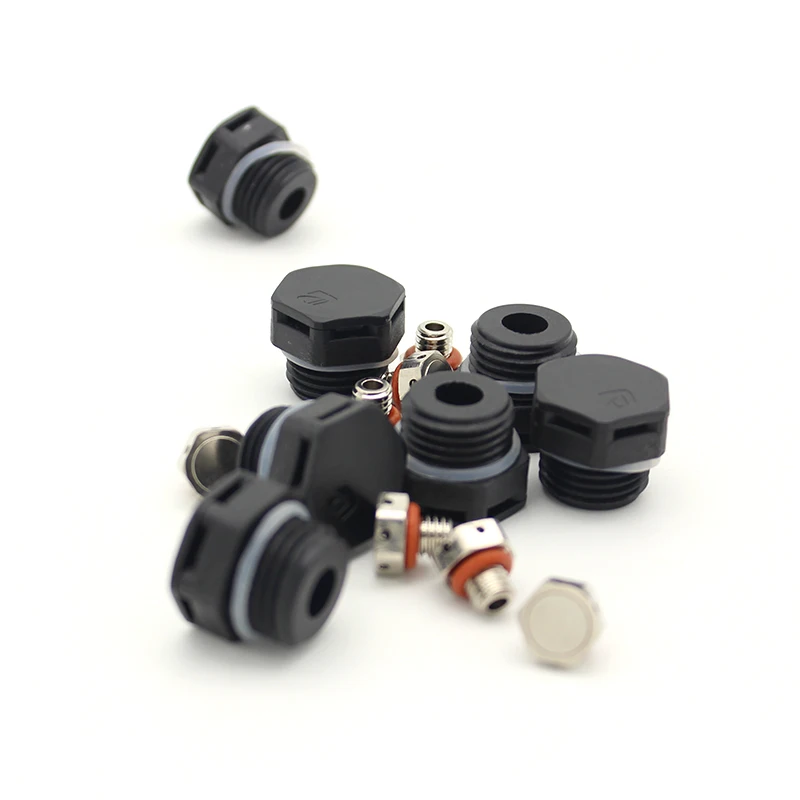 Outdoor Nylon Breathable Lamps Dust Proof Waterproof plug IP 68 M5 Vent Plug Air Valve For Car