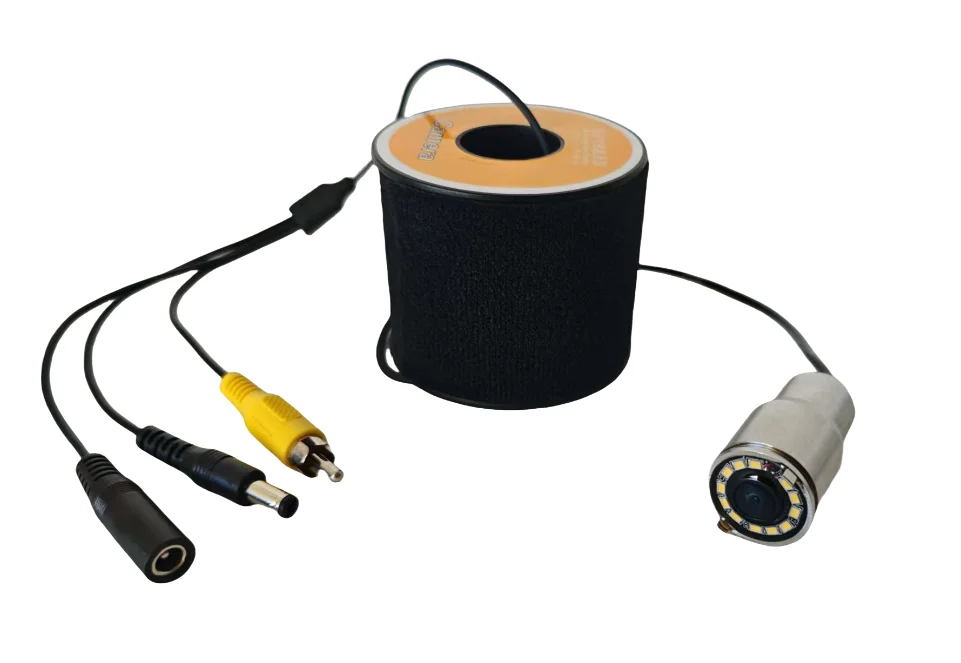 Underwater fishing camera accessories for Fish Shape Boat Ice Fishing 15/30/50m Cable 12 LEDS light Night Vision IP68 waterproof