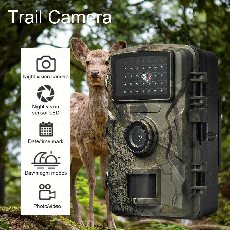 Hunting Trail Cameras 16MP 1080P With 940nm Infrared Night Vision Wild Camera Waterproof For Wildlife Monitoring and Scouting
