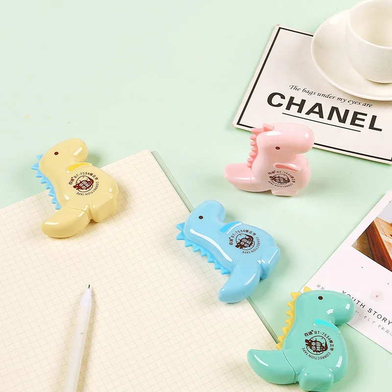 1 Pcs Lytwtw's Kawaii Mini Cartoon Dinosaur Correction Tape Altered Tools School Office Corrector Stationery Sweet Supplies