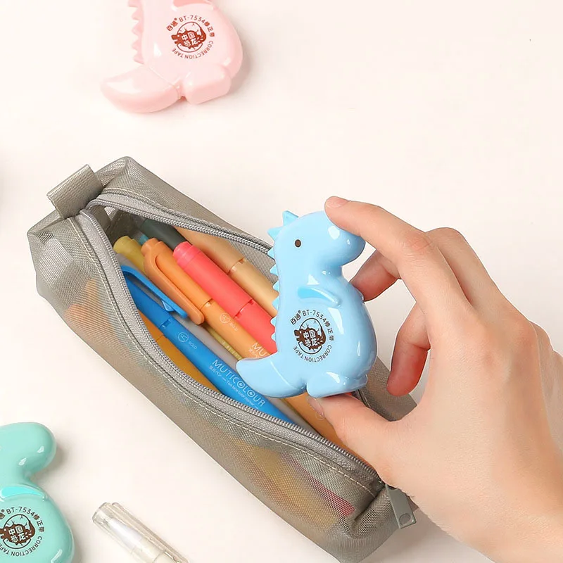 1 Pcs Lytwtw's Kawaii Mini Cartoon Dinosaur Correction Tape Altered Tools School Office Corrector Stationery Sweet Supplies