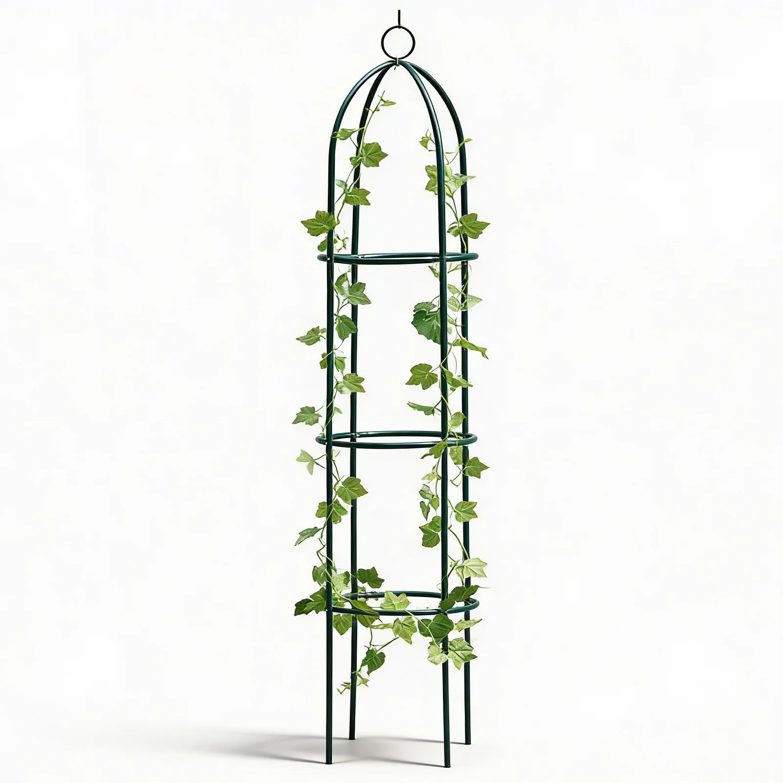 1.9m Outdoor Garden Metal Obelisk Climbing Plant Support Frame Trellis New