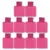 10PCS Rose Red