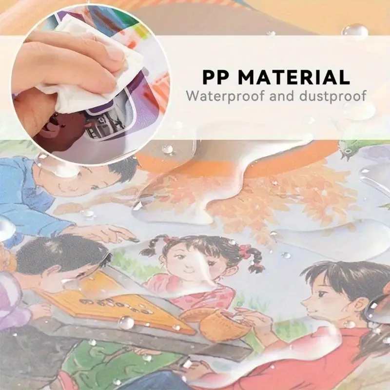 10 Pieces A4 Book Covers Transparent Polypropylene Protective Skin for Fashion Students - Book Skins for Binding And Protection