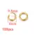 Gold 6mm100pcs