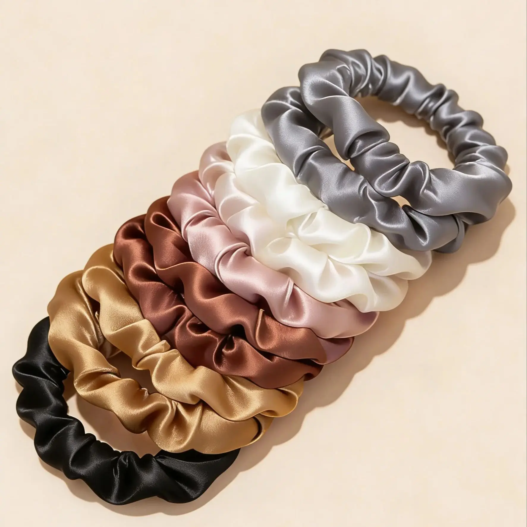 100/60/30/3/6pcs Multi Color Set Fashion Women's Small Intestine Hair ties Release scrunchies headwear scrunchy Accessories