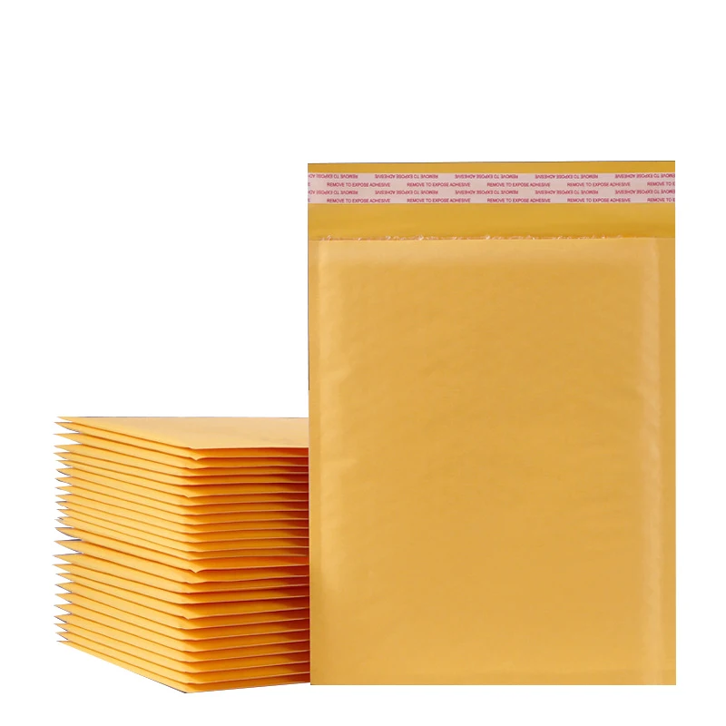10PCS/15 sizes Kraft Bubble Envelopes Paper Padded Mailers Shipping Packaging Envelope Mailing Courier Postal Storage Encelopes