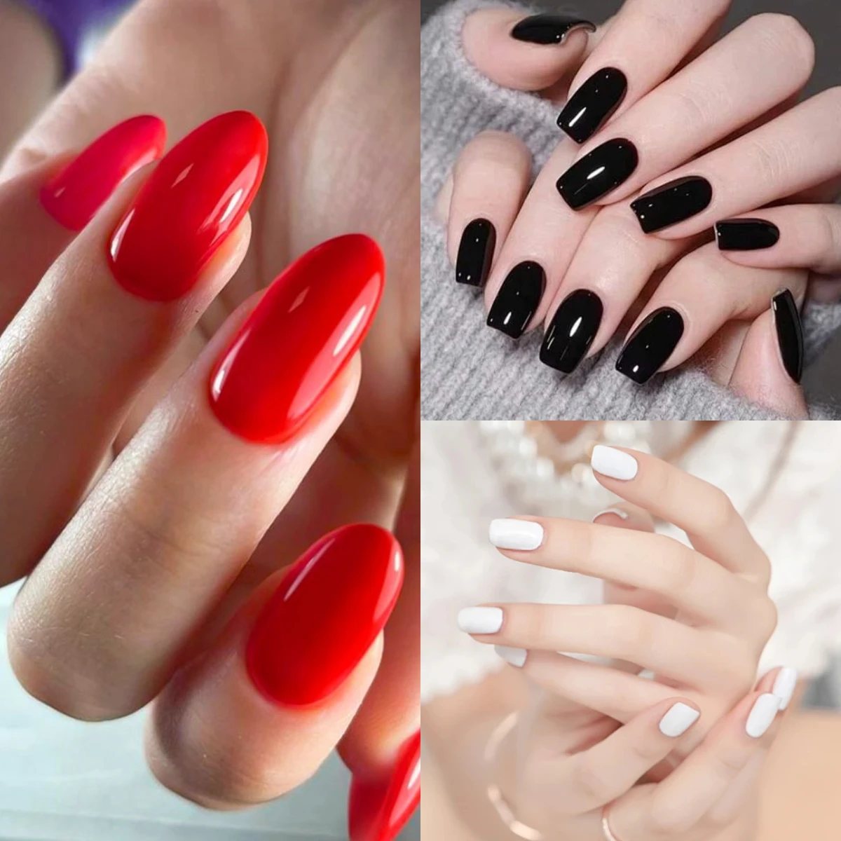 10ml Red Black White Gel Nail Polish TPO HEMA FREE Nail Salon Supplies UV LED Soak Off Long-Lasting Vernis DIY Manicure Nails