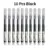 10Pcs Black