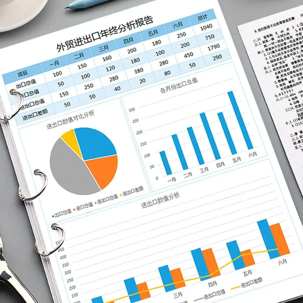 1Box Metal Binder Ring Durable Silver/Rose Gold 20/30/40/50mm Loose-leaf Ring Clip Office Supplies Binding Clip Cards