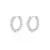 1 pair hoop-silver