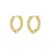 1 pair hoop-gold